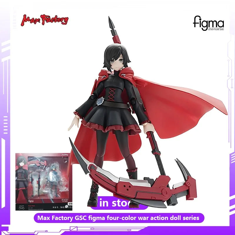 Max Factory Figma Four Color War Chronicles Ice Empire Mobile Doll Series Anime Action Figures Toys for Boys Collectible Gift