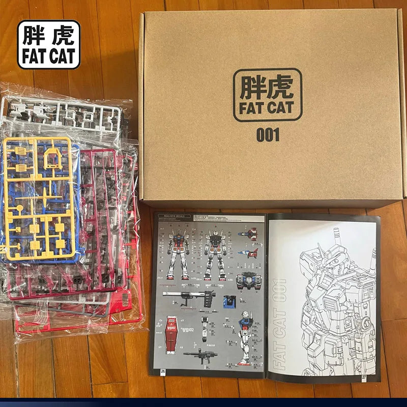 In Stock Daban Fat Cat Pgu 1/100 RGU 2.0 Rx-78-2 High-Precision Framework Assembly Action Figure Anime Models Collection toys