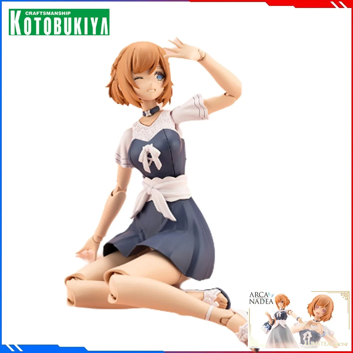 Kotobukiya Genuine Anime Model KitsBOX Arca Nadea AR009 LUMITEA ReACT-iF Toys Action Figure Assembly Model Gift for Boy Girl