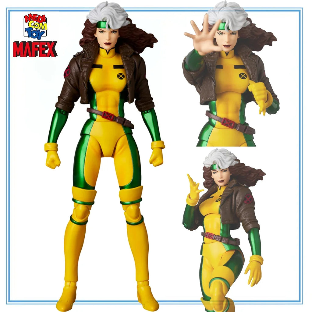 100% Original Medicom Toy Mafex (No.242) X-Men Rogue Comic Ver. Anime Figure Action Figure Collection Series  Model Toys