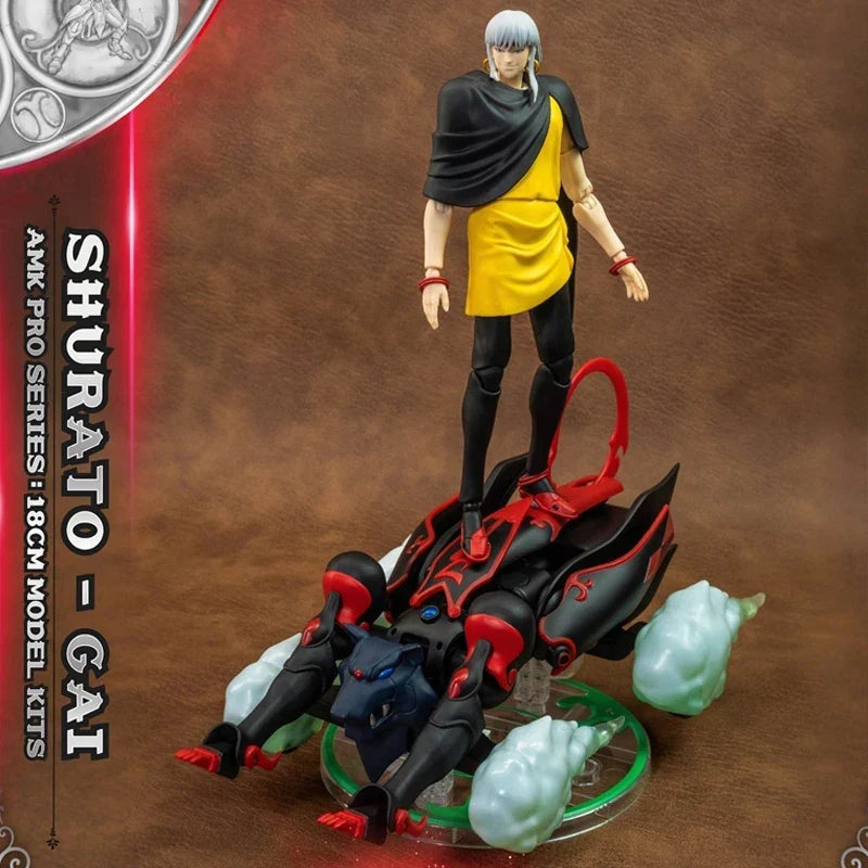 Yolopark AMK PRO X Series Tenkuu Senki Shurato Kuroki Gai Metal Armor With Object Action Figure Pre-order