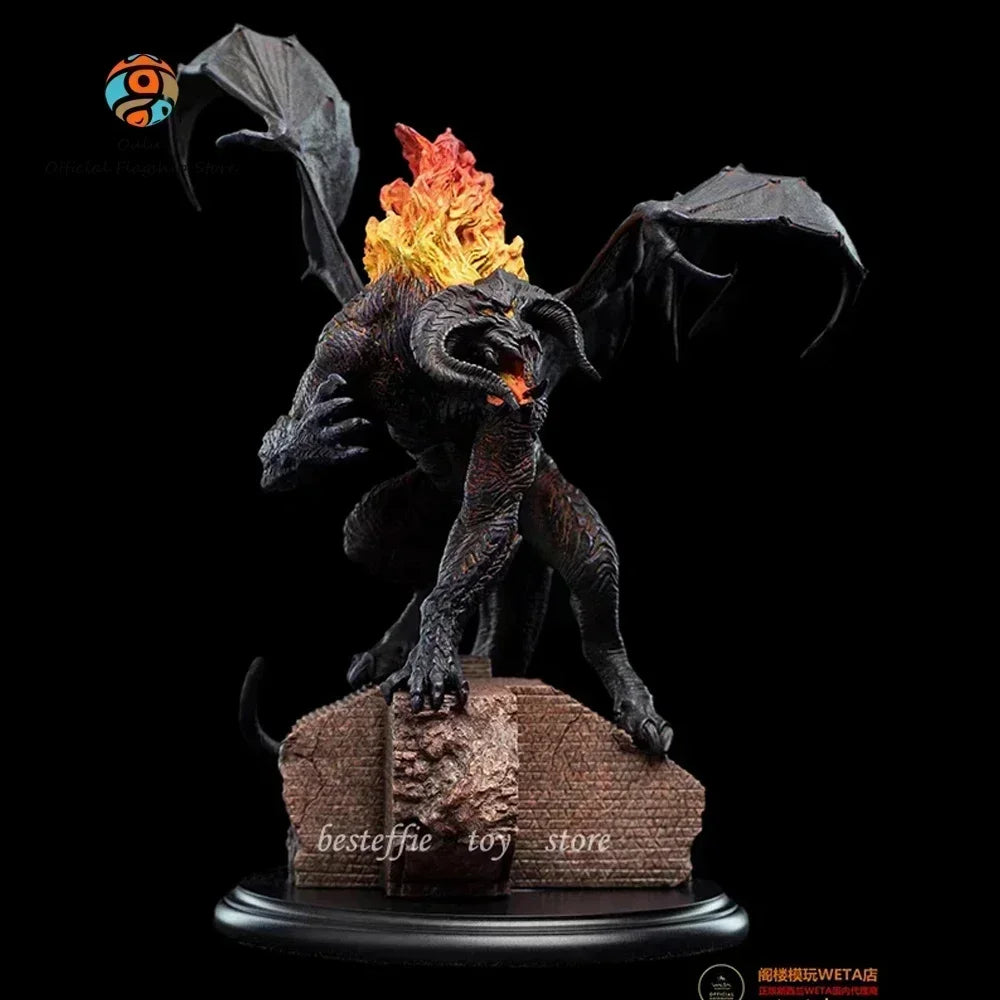 Handgefertigte 14 cm Weta Herr der Ringe Balrog Mini-Serie Anime-Actionfigur aus Moria – Sammlerstück Weihnachtsgeschenk Ornament für