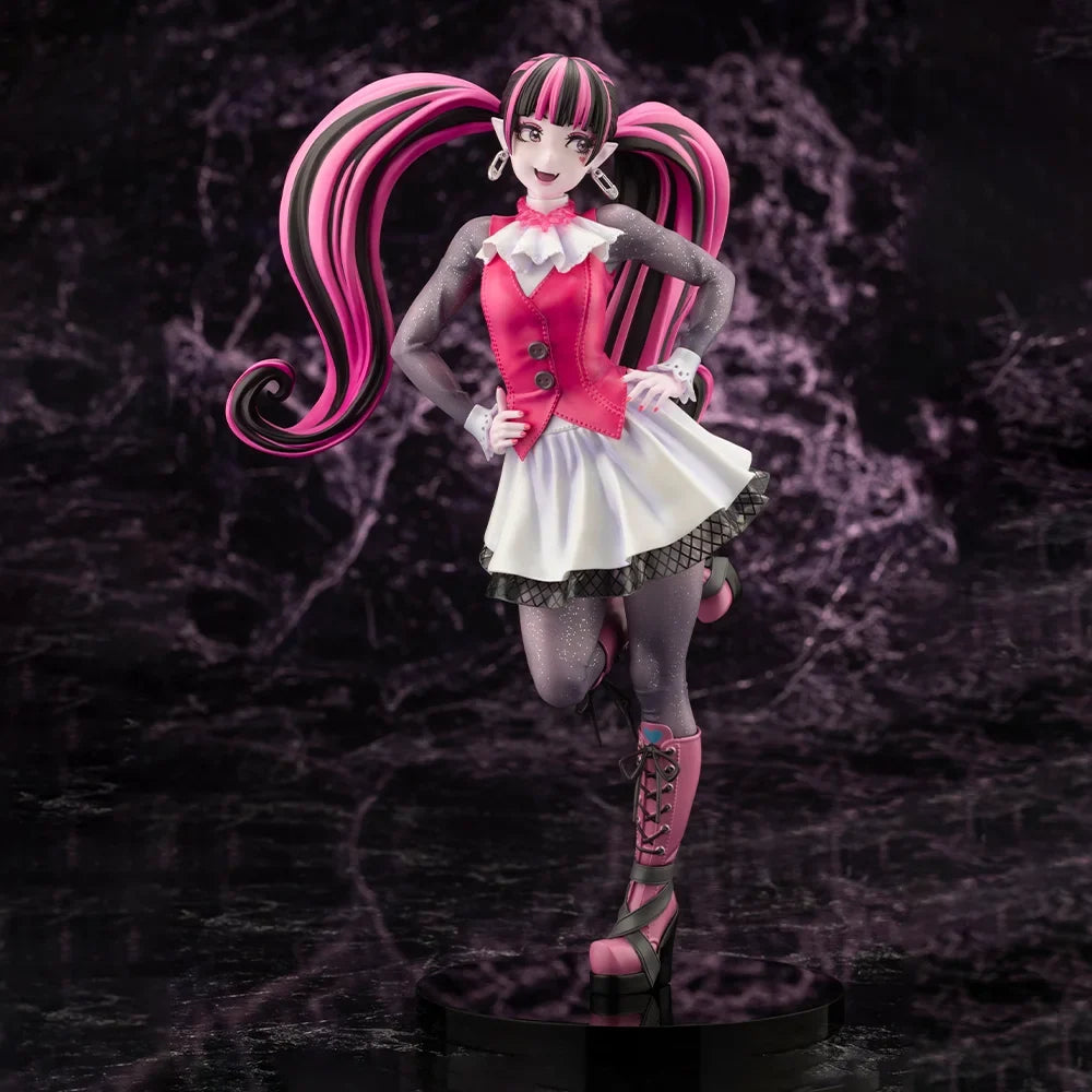100%original Kotobukiya Monster High - Draculaura - Bishoujo Statue - 1/7 Anime Action Figures Model Collectio Toy