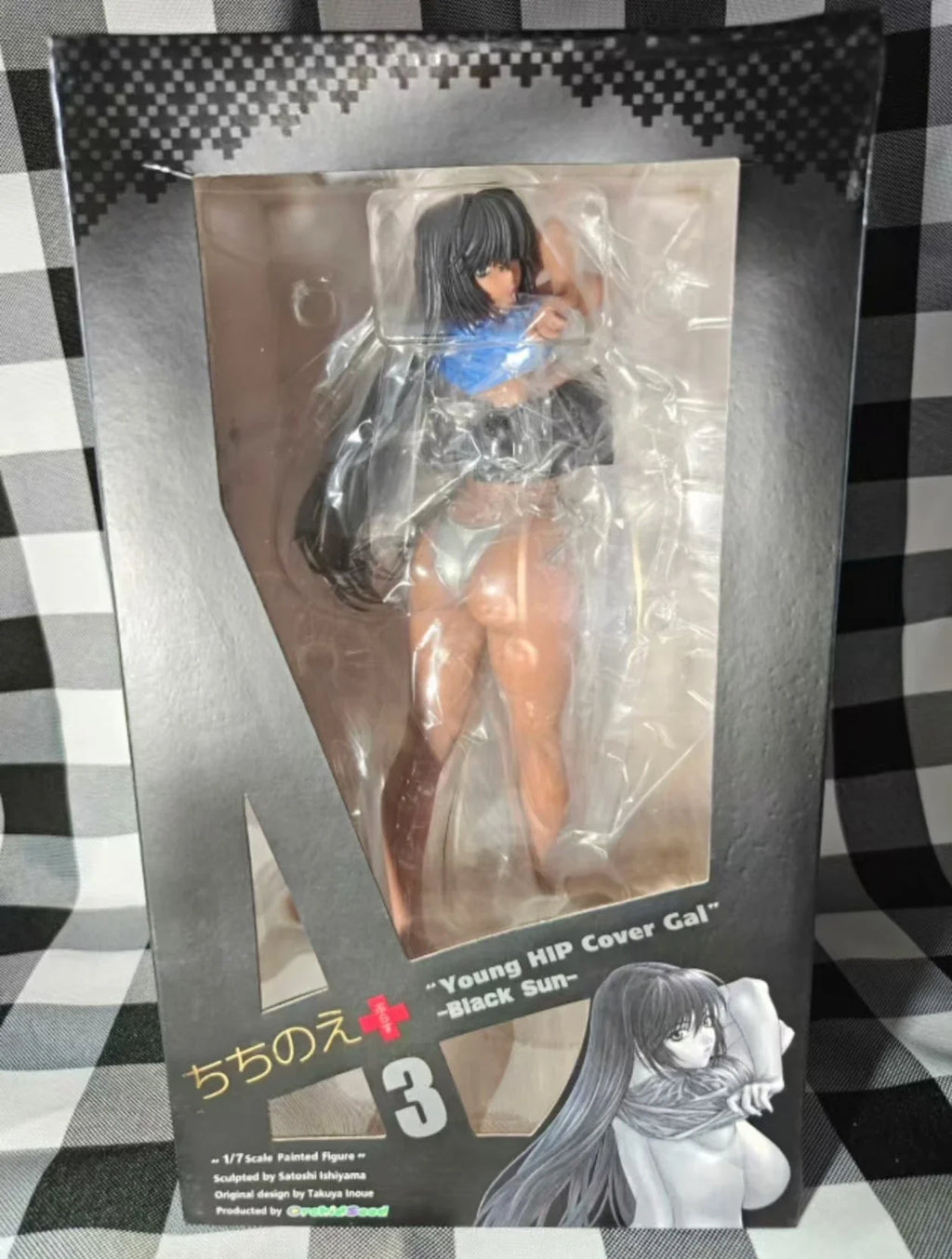 Auf Lager Original Orchidseed Chichinoe YOUNG HIP Cover Gal Schwarze Sonne Animationsfiguren Sammlung Statuen Desktop