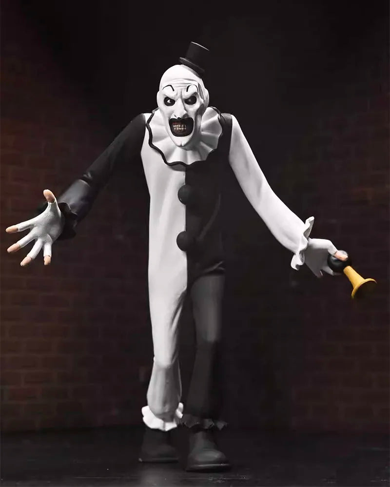NECA 45255 Art The Clown Figure Damien Leone's Terrifier Figurine Anime Action Figuras Collectible Model Doll Ornament Original