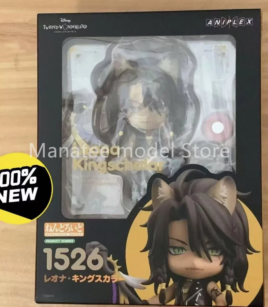 Aniplex Original Nendoroid Twisted Wonderland NO.1526 Leona Kingscholar PVC Action Figure Anime Model Toys Collection Doll Gift