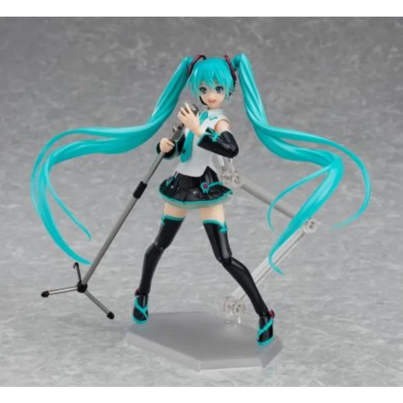 Max Factory Figma #444 Vocaloid Hatsune Miku V4 Chinese-140mm Movable Figure Umbrella&Hair Accessories All-Ages PVC/ABS Figurine