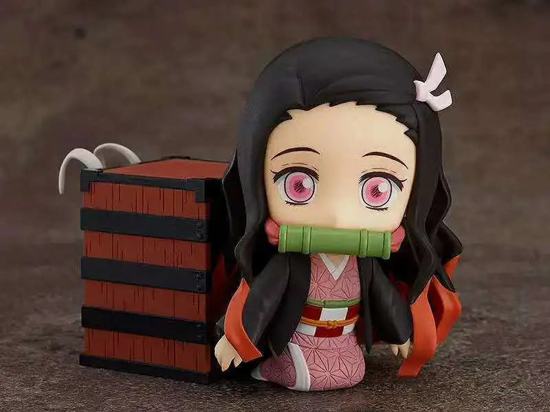 10cm Kamado Tanjirou Demon Slayer Kimetsu no Yaiba Kamado Nezuko 1194 1194# Action figure toys doll Christmas gift with box