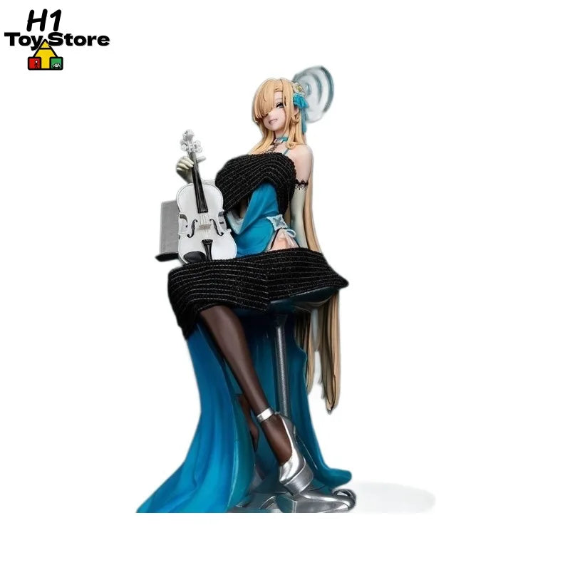 Blue Archive Ichinose Asuna Formal Dress GK Figure Anime Beautiful Girl Violin Statue 2D Collectible Desktop Decorative Ornament