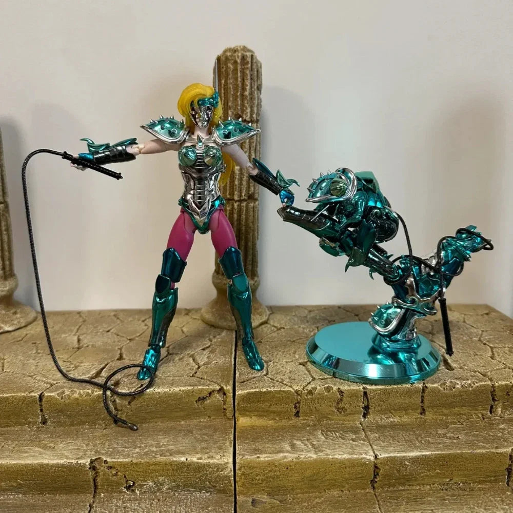 GoodTony Saint Seiya Myth Cloth EX Chameleon June Action Figure anime character Model Knights of Zodiac Silver Gift Toy