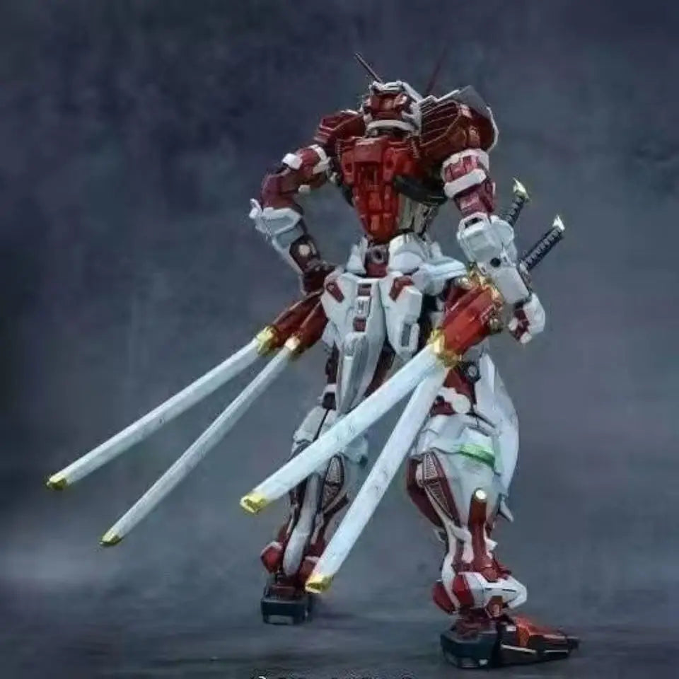 26cm Reprint Spot Nielsen PG1:60 Red Attendant Ghost Red Alien 2.0 Assembly Model with Four Blade Flying Backpack Customized toy
