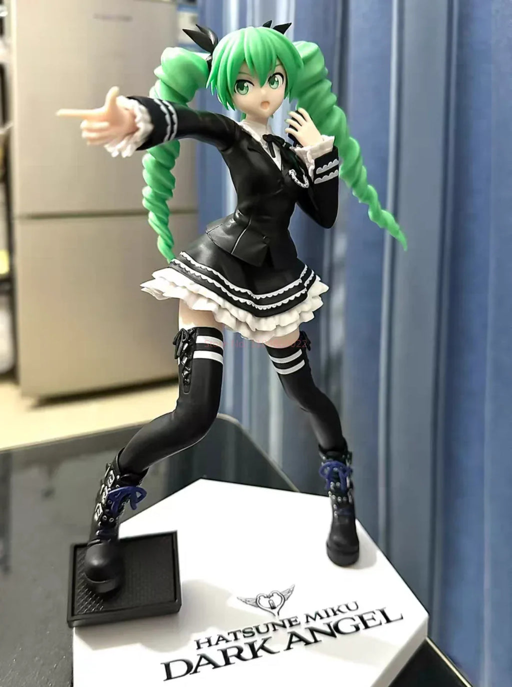 Original Sega Spm Hatsune Miku Action Figure Dark Angel Project Diva Arcade Future Anime Figurine Collectible Model Decora Gift