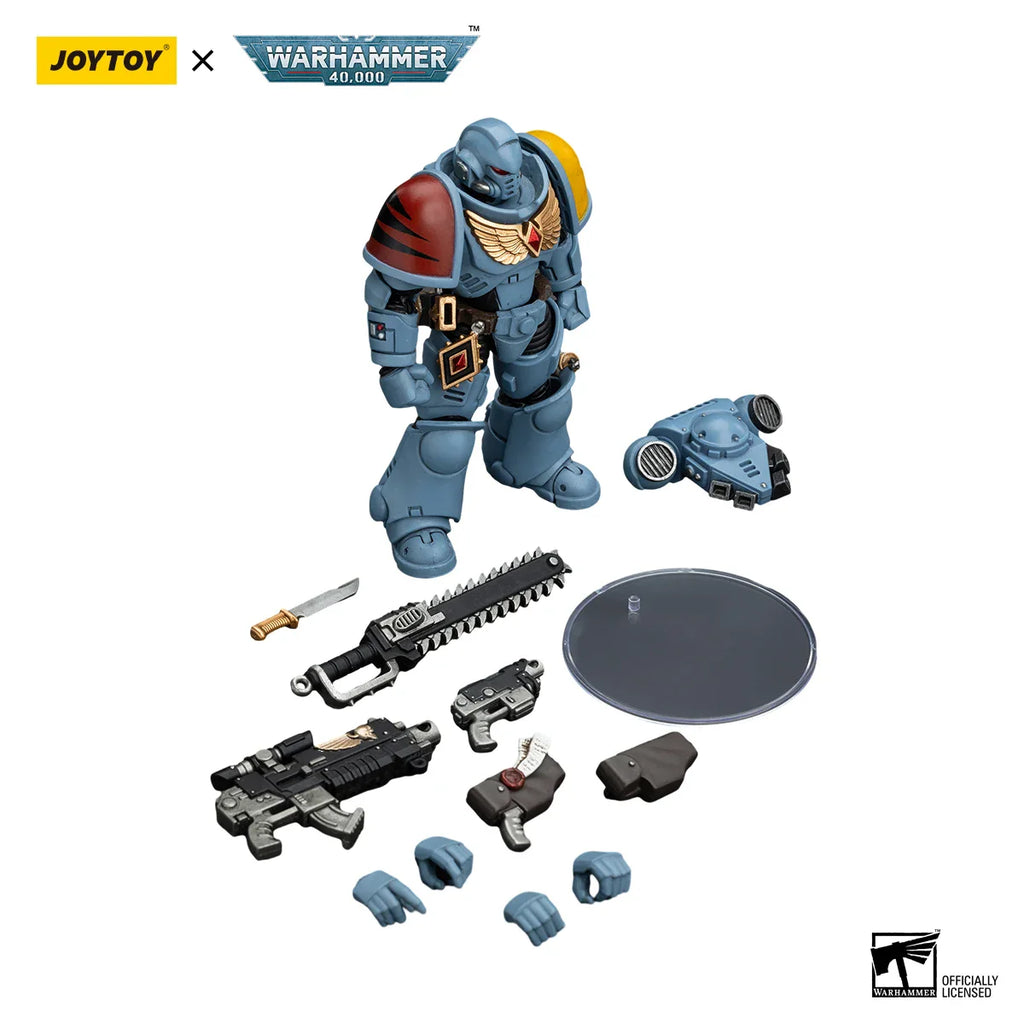 [IN-STOCK] JOY TOY Warhammer 40K 1/18 Actionfigur Space Wolves Intercessors Anime Militär Modell