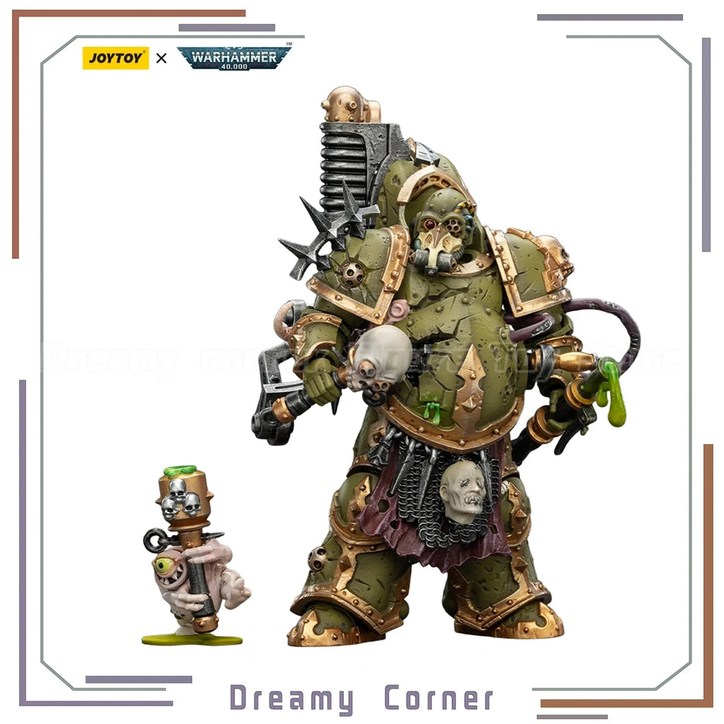 【Pre-sale】JOYTOY Warhammer 40K Death Guard Foul Blightspawn with Plague Sprayer 1/18 Action Figure Model Toy