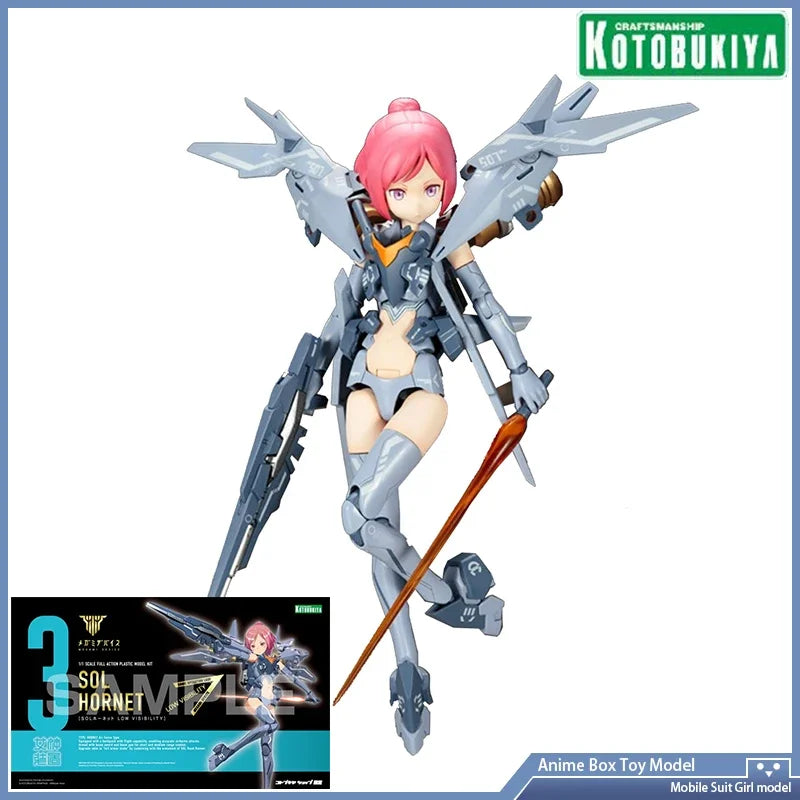 Kotobukiya  Megami Device 3 KP444 SOL Hornet 3.1 Low Visibility Anime Figure  Original Genuine Mobile Suit Girl