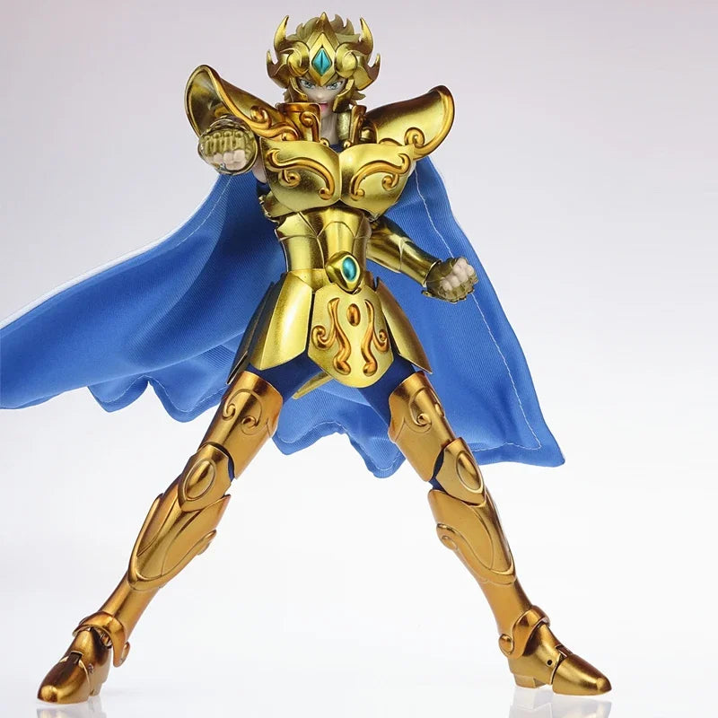 In stock JM.MST Saint Seiya Myth Cloth EXM Leo Aiolia Plus 3.0/Crown 1/7 25cm Gold Knights of the Zodiac Action Figure