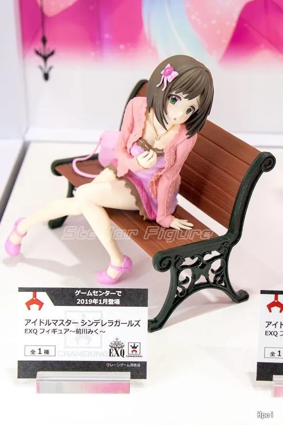 【SF】In Stock BANPRESTO EXQ THE IDOLM STER Cinderella Girls Maekawa Miku Toys Figures Collection Gifts