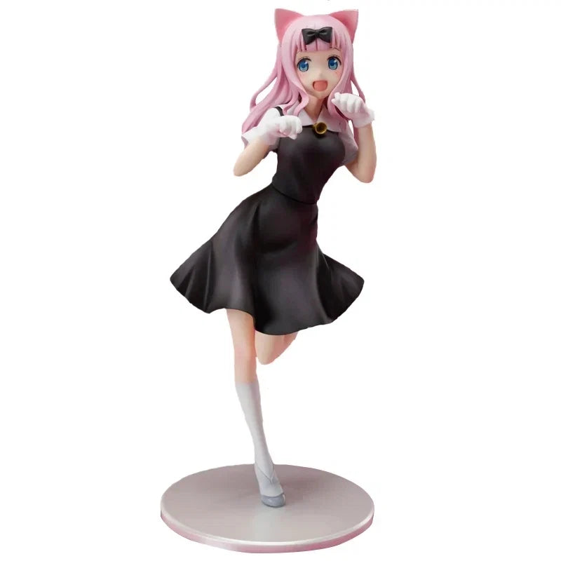 22CM Anime Kaguya sama wa Figure Kokurasetai Tensai tachi no Ren'ai Zunousen Shinomiya Kaguya 1/7 Model Toy Gift Aciton Figure