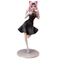 22CM Japan Anime Figure Kaguya-sama Love is War Fujiwara Cat Ear Cute Model Dolls Toy Gift Collect Model Toys PVC Static Doll