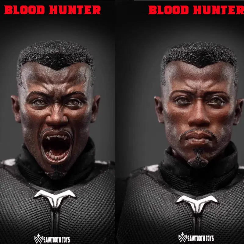 Original 1/12 SAWTOOTH TOYS Action Figure Model BLOOD HUNTER Soldier Double-Headed Carving Scale Collection Gift Toys