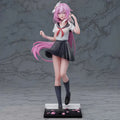 Elysia school uniform standing style cartoon character statue-pink sweetheart design, lovely collection model