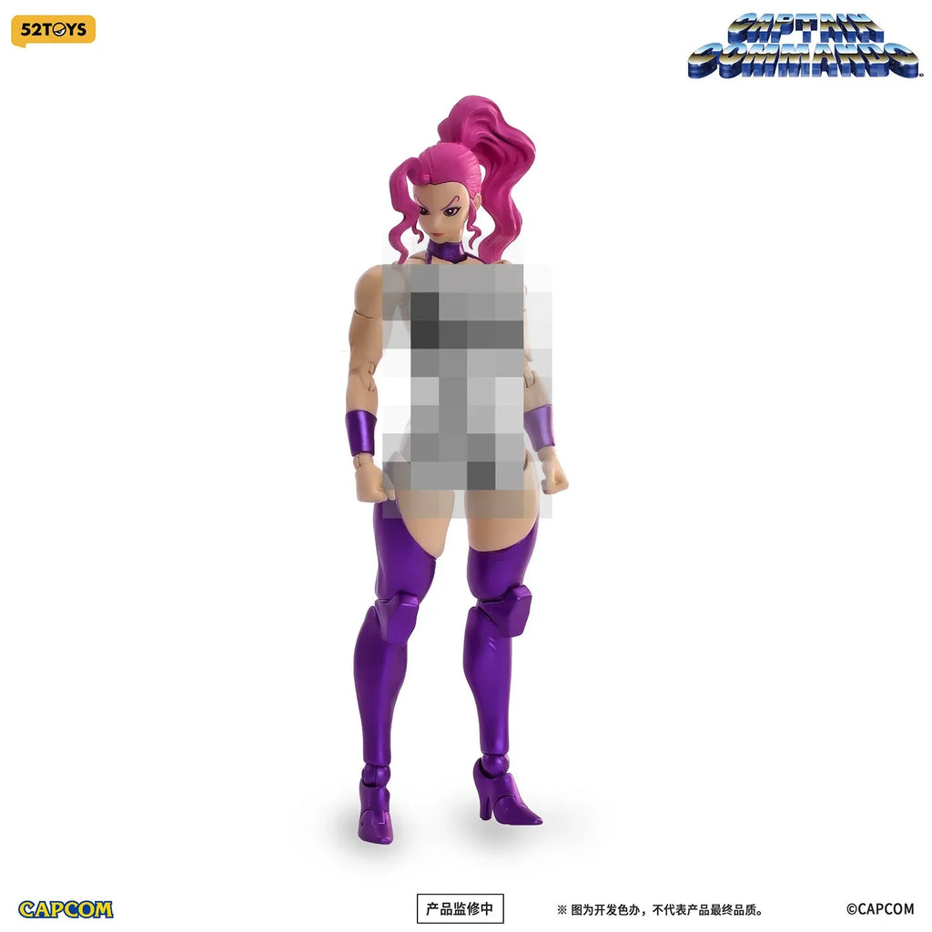 52TOYS Blitzlicht-Tanz Captain Commando Carol Commander Bewegliche Actionfigur BEASTBOX Sammlermodell Schreibtisch-Deko Auf Lager