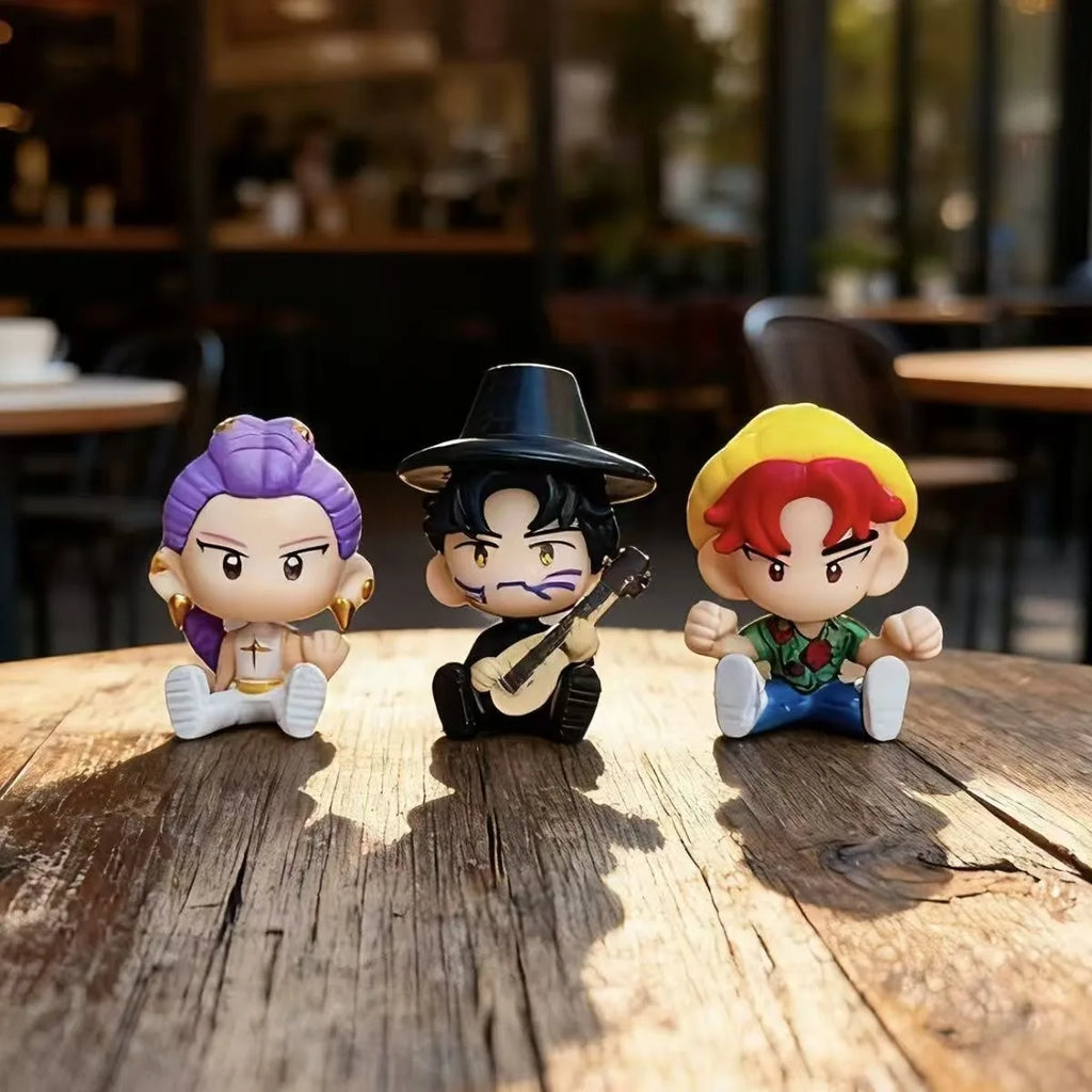 10pcs/Set Kpop Demon Hunters Figure Toy Cartoon Rumi/Mira/Zoey Action Figure PVC Desktop Decoration Model Doll Toy Christma Gift
