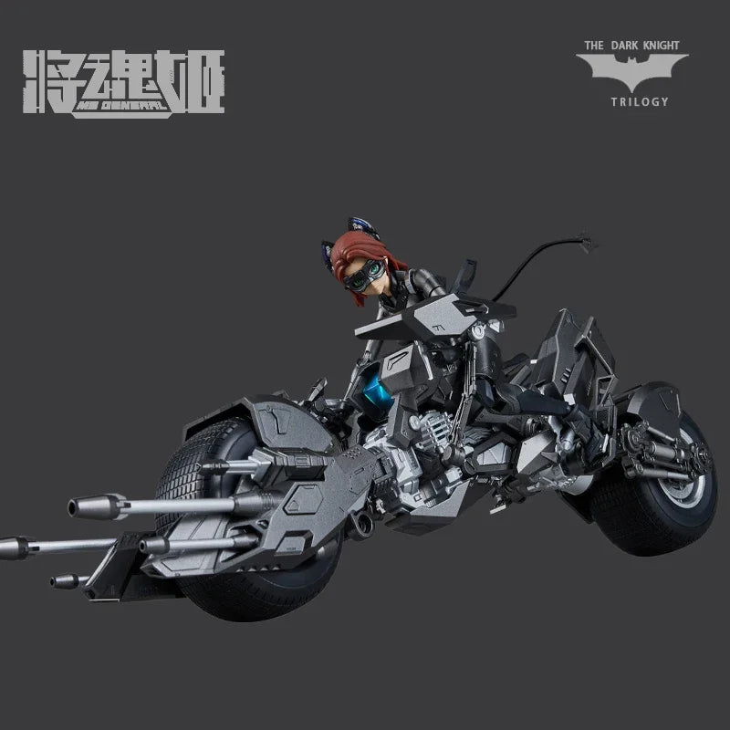 Original DC Series Cat Girl "Batman: The Dark Knight" Anime Action Doll Assembly Model Toy Collection Model Accessories Boys
