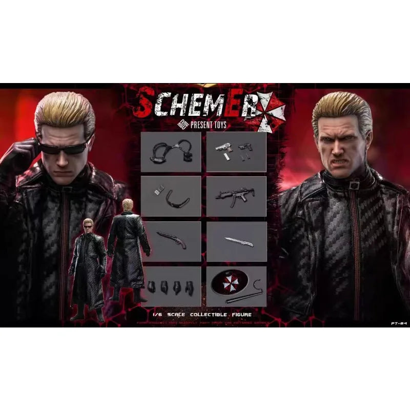 Adults Fun in Stock Original and Authentic PRESENT TOYS 1/6 PT-sp84 Wesker Authentische Actionfigur Modell Spielzeugsammlung