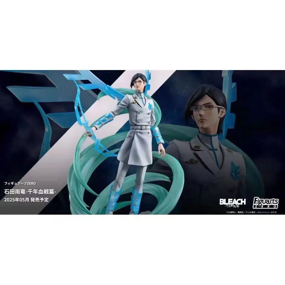 100% Original Bandai Genuine Figuarts ZERO BLEACH Ishida Uryuu THE BLOOD WARFARE Figure Model Collection Toy Gift