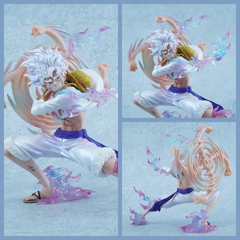 One Piece Figure 19cm/7.48in Nika Luffy Action Figures Arm Can Rotate Anime Pvc Statue Collection Model Toys Gifts