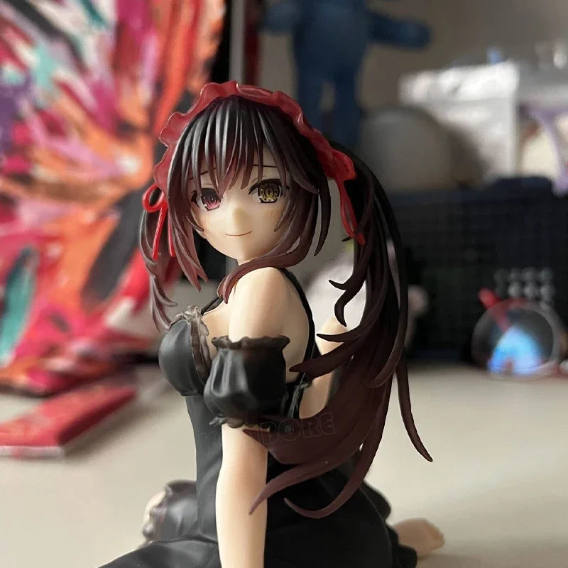 11cm Date A Live V Sexy Anime Girl Figure Kurumi Tokisaki Nightwear Action Figure Tohka Yatogami/Yoshino Figurine Model Doll Toy