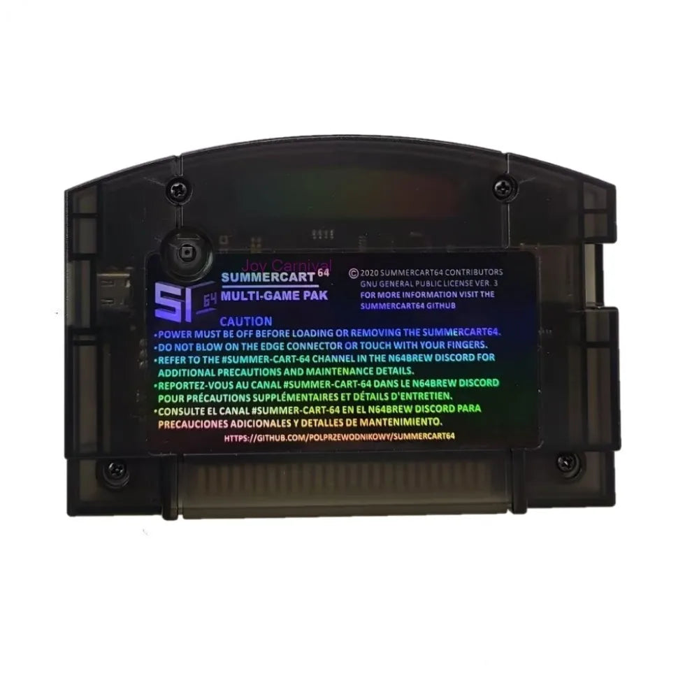 SummerCart 64 SC64 Open Source Game Card N64 with Built-in Emulator For Nintendo 64 Console Gift 32GB TF Card 5400 Games