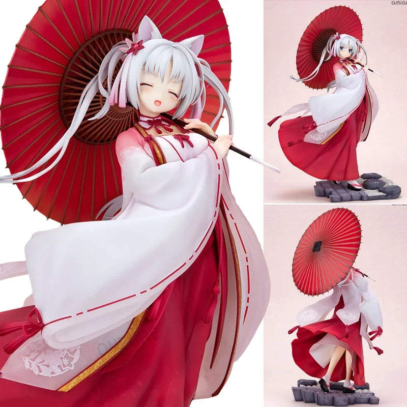 28cm Senren Banka Yoshino Tomotake Anime Girl Figure Murasame Action Figure Riddle Joker Ayase Mitsukasa Figurine Model Doll Toy