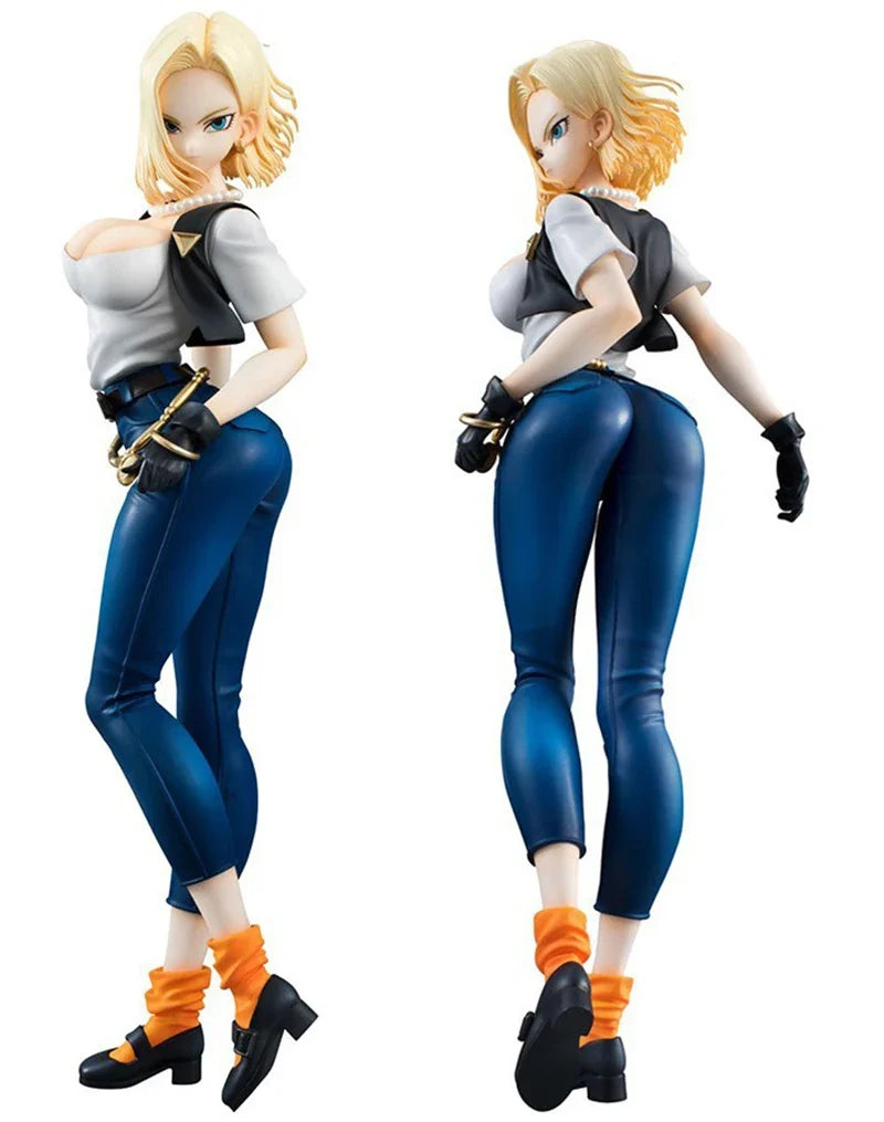 3 Type Dragon Ball Z Android 18 Lazuli no.18 Sexy Anime Action Figure Collectible Sexy Toys Birthday Gifts Brinquedos