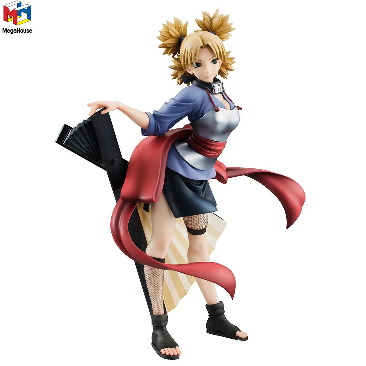 21cm Original MegaHouse GALS NARUTO Shippuden Temari Anime Figure Action Figure Model Decoration Collection Series Garage Kit