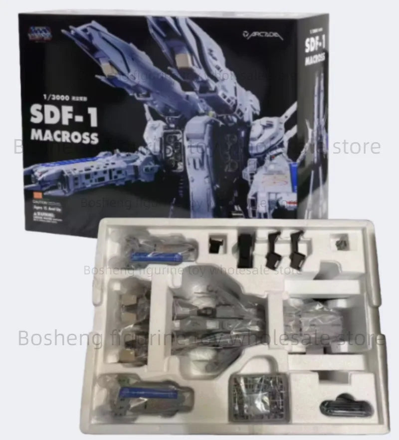 Brand New Reprint Space Fortress 1/3000 SDF-1 SDF1 Mothership Warship Transformed Toys Product Model Collection Gift