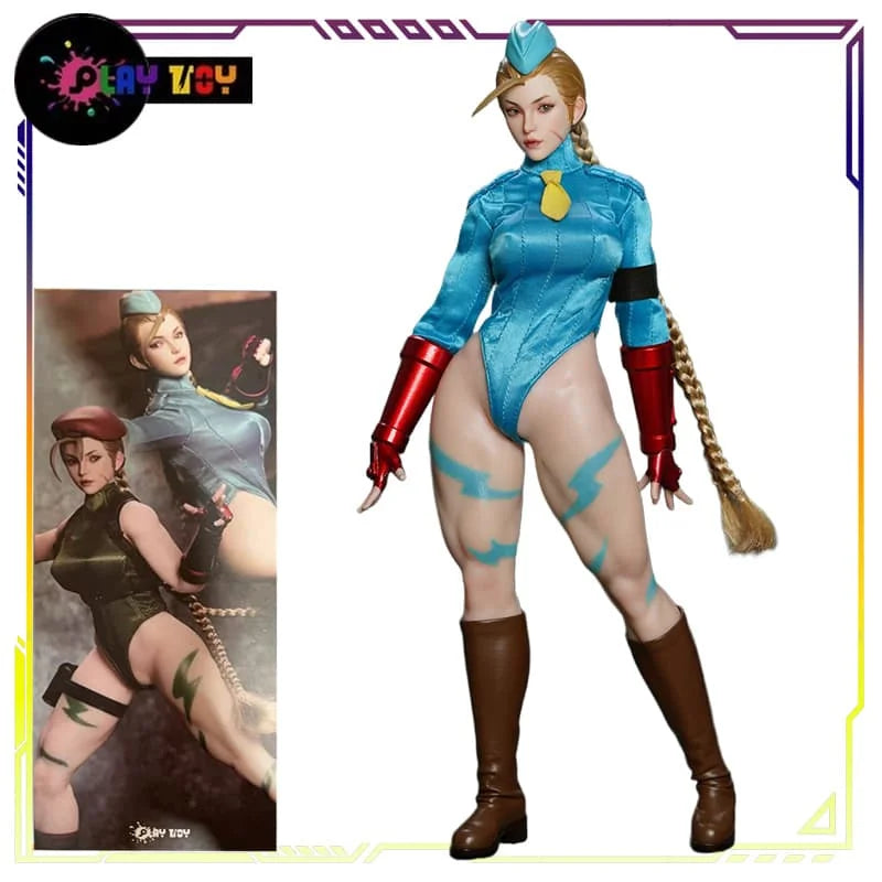 PLAY TOY original 1/6 Street Fighter series Chunli\Cammy Anime Action Figure Model Toys Movable Model Ornaments Gifts for Boys
