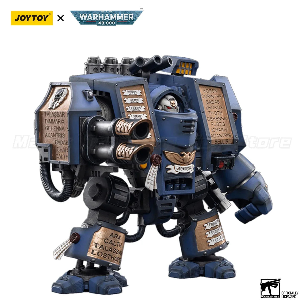 【In Stock】JOYTOY Warhammer 40K Ultramarines Venerable Dreadnought Model Toy 1/18 Action Figure