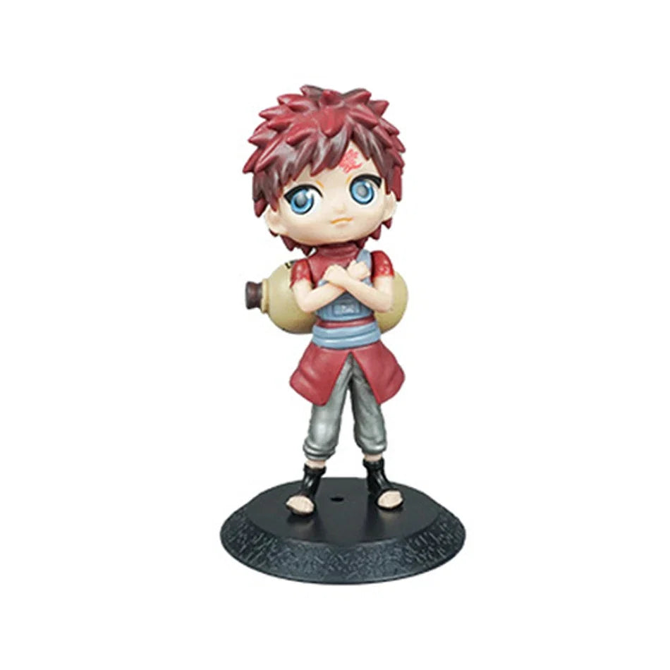 6pcs-set Anime Naruto Figures Sakura Action Uchiha Gaara Kakashi PVC Model Figurines For Decoration Collection Gift Toys 15cm