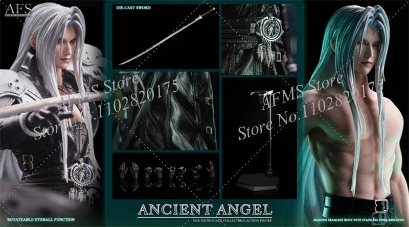 A-FX Studio AFS31 1/6 Sammlerfigur Sephiroth Ancient Angel Komplettset 12 Zoll Männer Soldaten Actionfigur Körper Spielzeug
