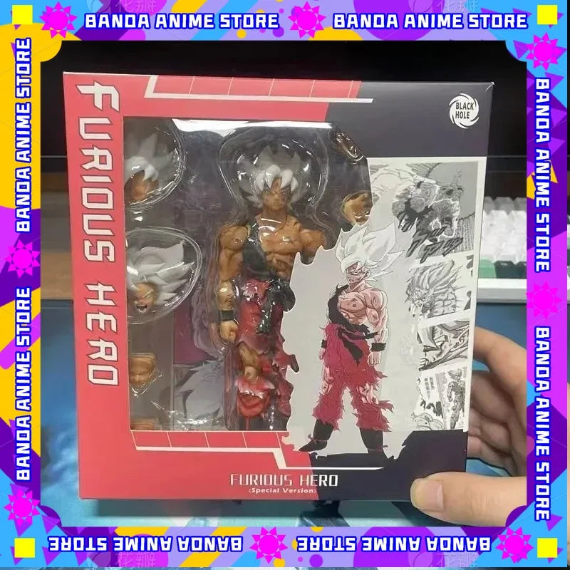 In Stock New Black Hole Toys Dbz Son Goku Shf Ssj Super Saiyan Warrior Awakening Ver Anime Action Figure Kids Custom Toys Gifts