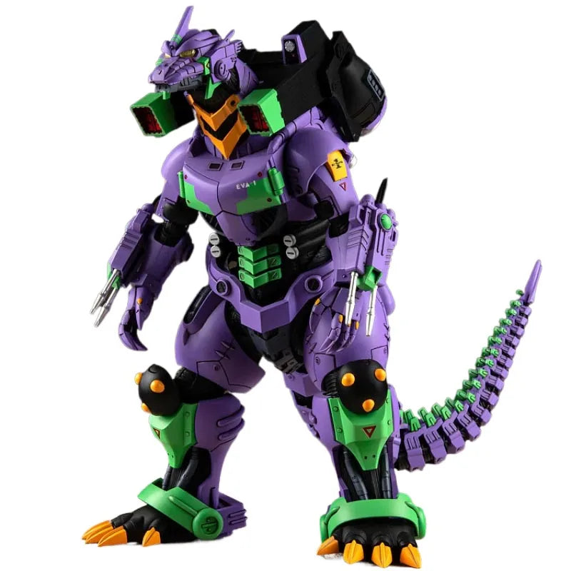 Aoshima Eva 01 Mecha Godzilla Acks 3 S.h.monsterarts King of Monsters Gojira Action Figure Gorilla Dinosaurs Collect Model Toys