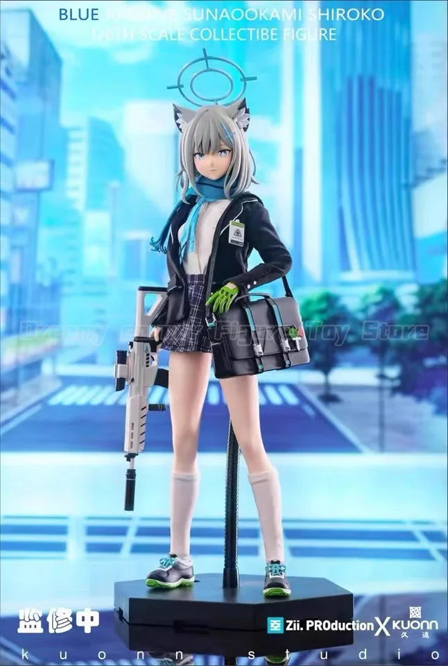 【In Stock】Original ZII.PRODUCTION Blue Archive Sunaokami Shiroko 1/6 Action Figure Model Collection Toy