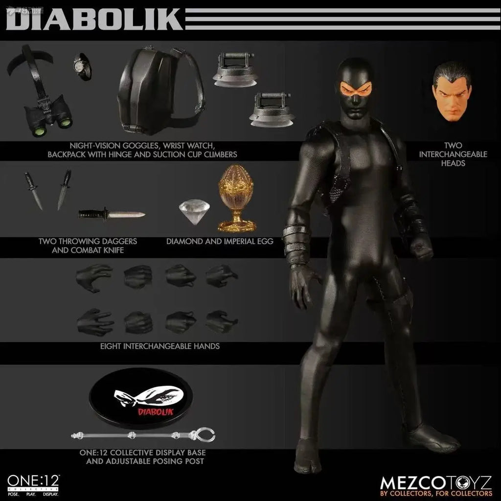 MEZCO Ant 1:12 6-inch Cloth Movable Figure Movie Phantom Thief Debrik Ready Stock