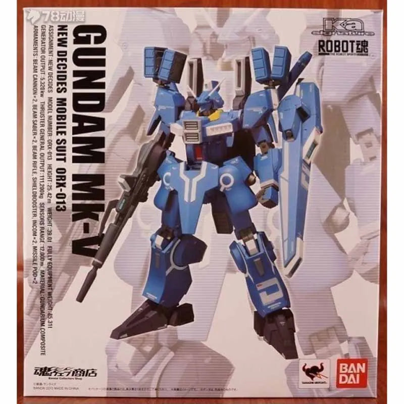 Bandai Original MODEL KIT ROBOT SOUL GUNDAM MK-V Action Figure Model Toy Gifts For boy Collectible Foam box sends 160mm