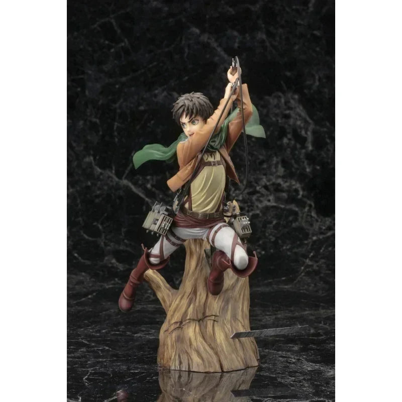 Kotobukiya ARTFX J Eren Yeager Original Anime Figure Attack on Titan Figurine Collection Model Toy