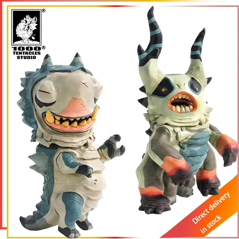 1000TENTACLES Original Soft Rubber Series Trendy SOFUBI Handmade Super Big Anime Figure Action Joint Mobility Figure Model Toys