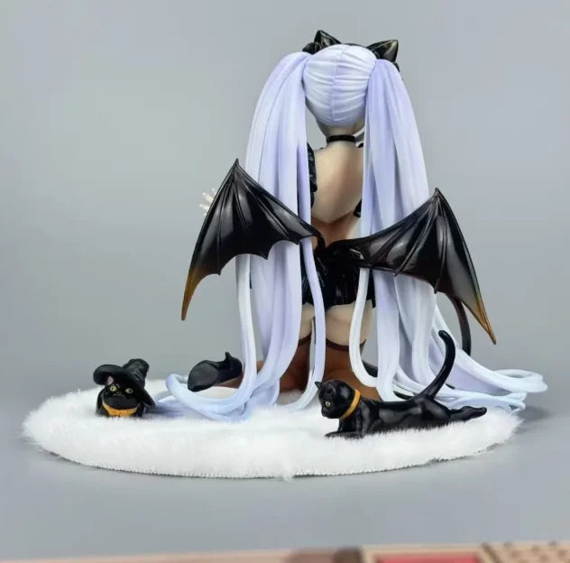 Azur Lane Figure Hms Janus Action Figures Cat'S Ear Janus Figurine Desk Decora Doll Collection Statue Model Birthday Gifts Toys