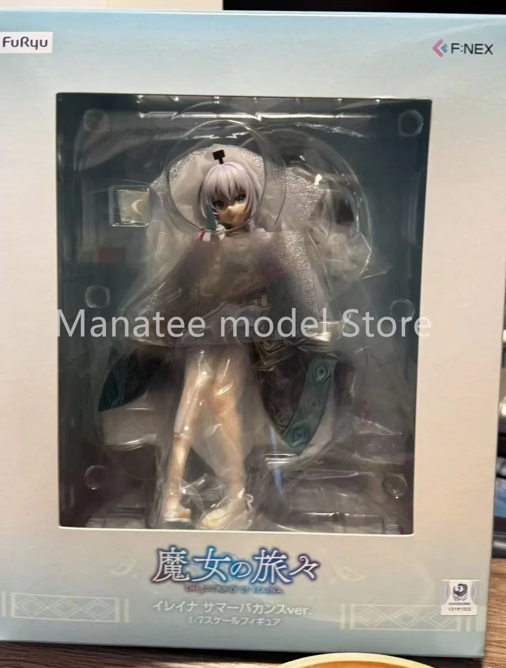 FURYU Original Wandering Witch: The Journey of Elaina Elaina 1/7 PVC Action Figure Anime Model Toys Collection Doll Gift
